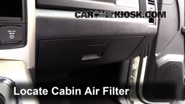 2016 Ram 3500 Laramie 6.4L V8 Crew Cab Pickup (4 Door) Filtre à air (intérieur) Changement